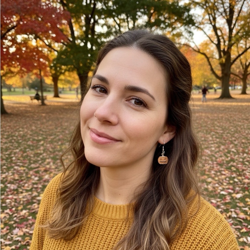 18k Gold Plated Autumn Pumpkin Charm Earrings from Lulu’s Luxuries